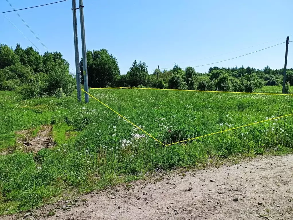 Участок в Вологодская область, пос. Огарково ул. Полевая (15.0 сот.) - Фото 2