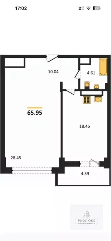1-к кв. Челябинская область, Челябинск наб. Героя России С.А. Кислова, ... - Фото 1