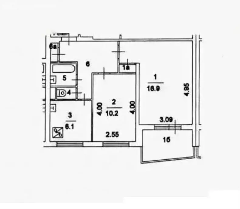 2-комнатная квартира: Москва, улица Конёнкова, 19А (43 м) - Фото 1