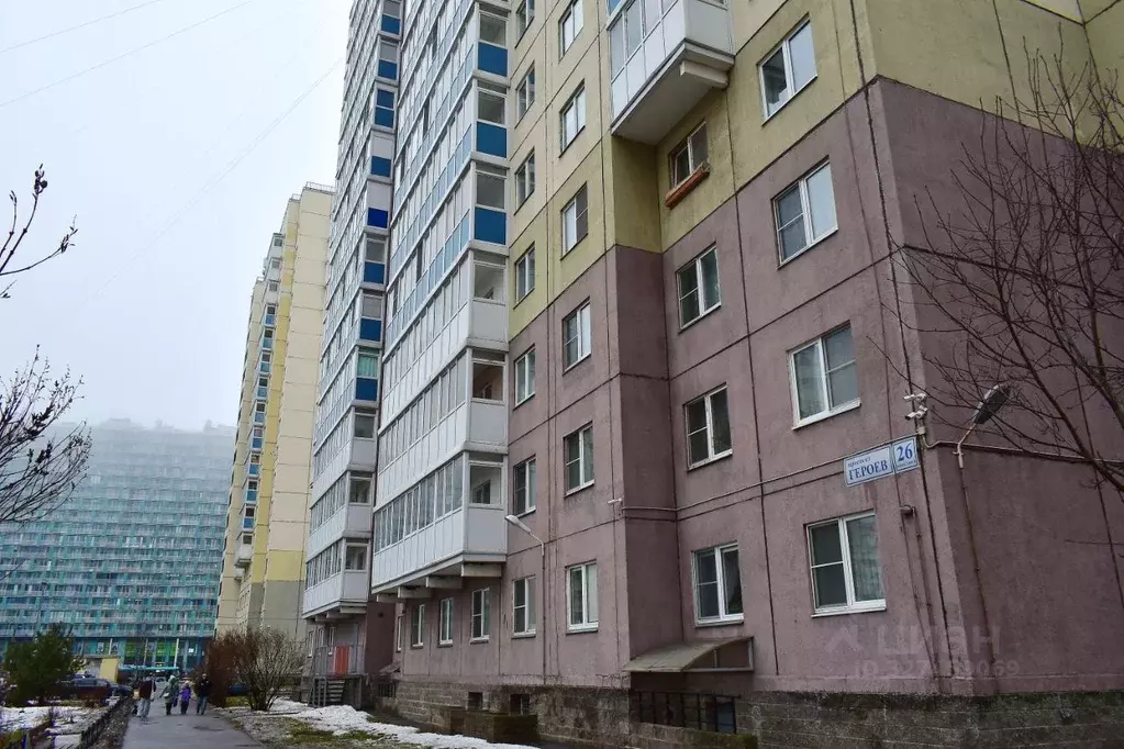 1-к кв. Санкт-Петербург просп. Героев, 26к3 (41.7 м) - Фото 1