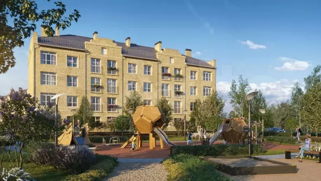 1-к. квартира, 36,7 м, 2/4 эт. - Фото 1