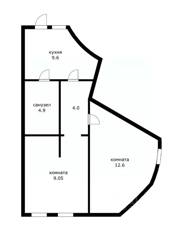 2-к кв. Краснодарский край, Краснодар ул. Димитрова (40.3 м) - Фото 2