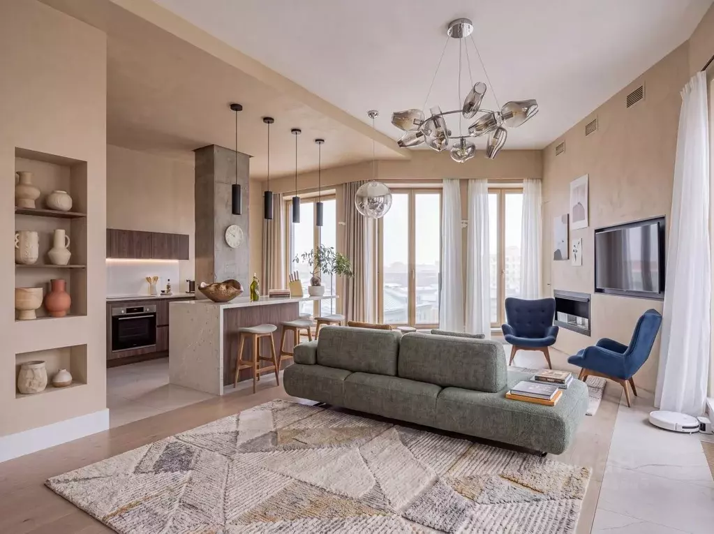 3-к кв. Москва ул. Ефремова, 10к1 (125.0 м) - Фото 1
