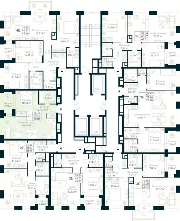 1-к кв. Башкортостан, Уфа Глумилино жилрайон, Урман Сити жилой ... - Фото 2