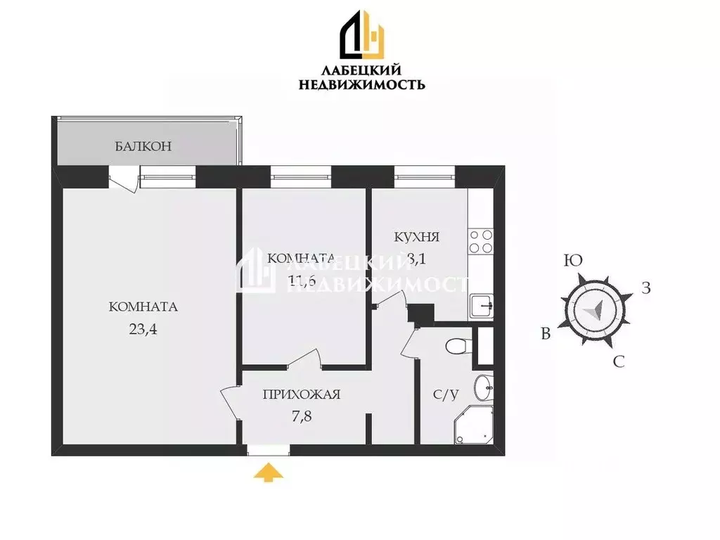 2-к кв. Московская область, Люберцы Городок Б мкр, ул. 3-е Почтовое ... - Фото 2
