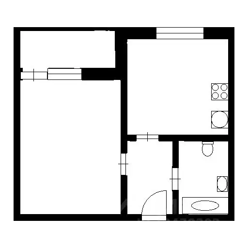 1-к кв. Санкт-Петербург Ленинский просп., 56 (36.44 м) - Фото 2