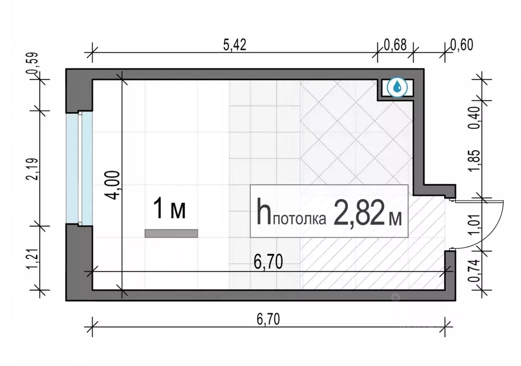 Студия Московская область, Мытищи Белый Grad жилой комплекс, 12.1 ... - Фото 1