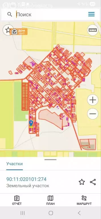 Участок в Вересаево, Крымская улица (9.28 м) - Фото 1