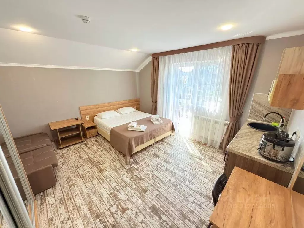 1-к кв. Краснодарский край, Сириус пгт ул. Цветочная, 17/5 (25.0 м) - Фото 1