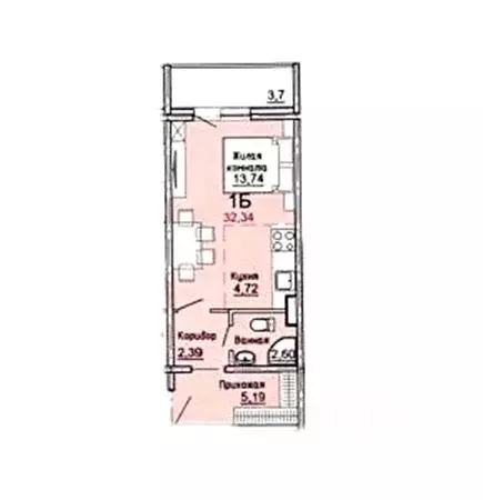 Студия Московская область, Солнечногорск городской округ, Голубое пгт ... - Фото 1