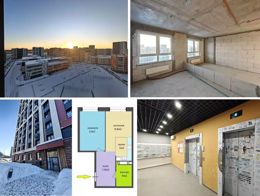 1-к кв. Москва Сосенское поселение, просп. Куприна, 30к9 (38.0 м) - Фото 1