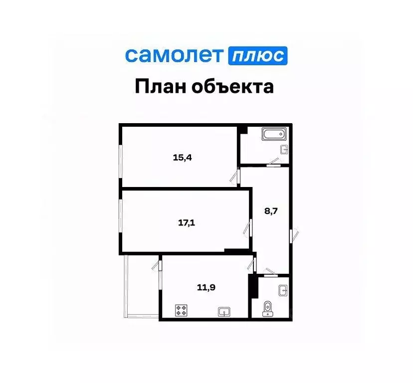 2-к кв. Свердловская область, Екатеринбург ул. Павла Шаманова, 13 ... - Фото 1