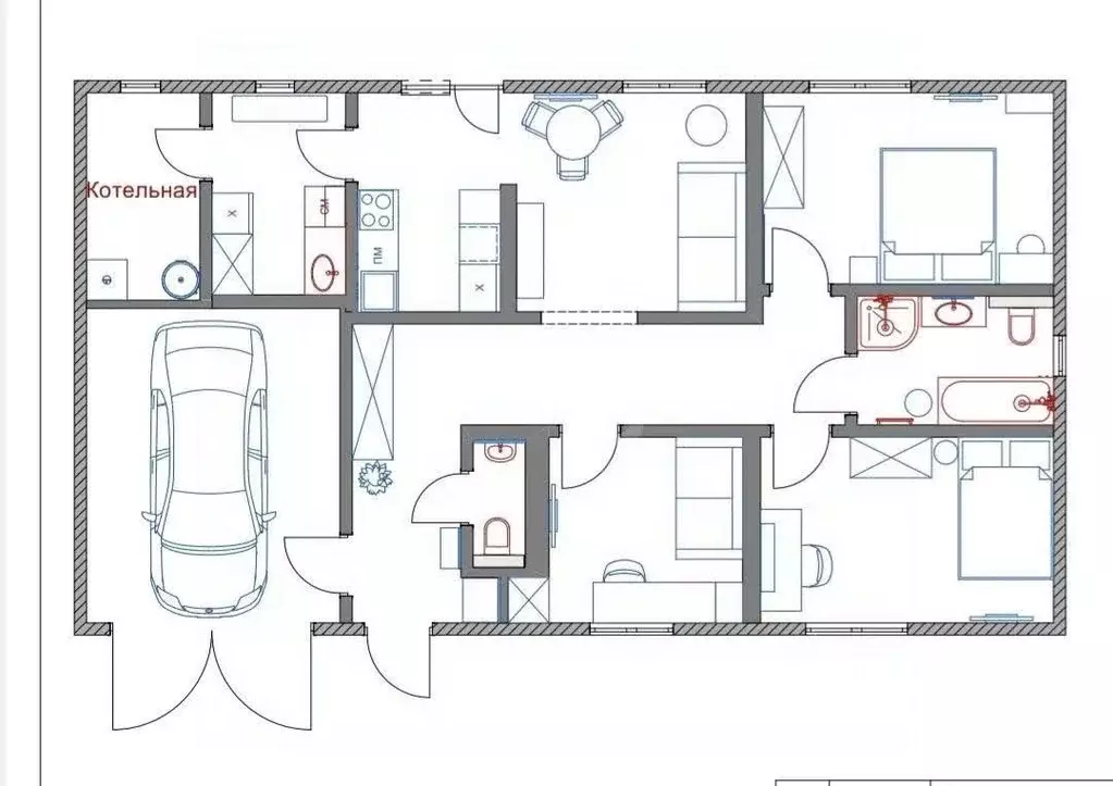 Дом в Томская область, Томский район, с. Корнилово проезд Тихий (94 м) - Фото 1