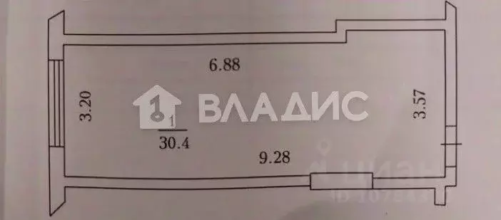 Студия Кемеровская область, Кемерово Молодежный просп., 19 (30.4 м) - Фото 1