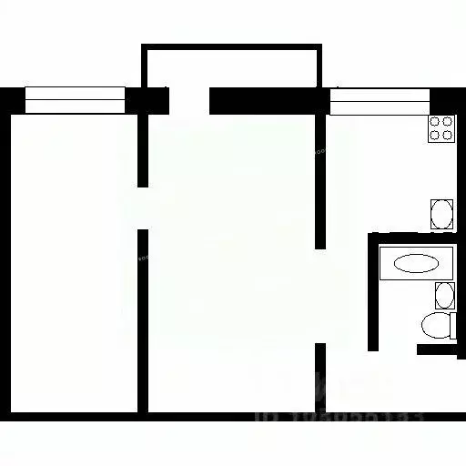 2-к кв. Тульская область, Тула ул. Кирова, 30 (45.8 м) - Фото 2