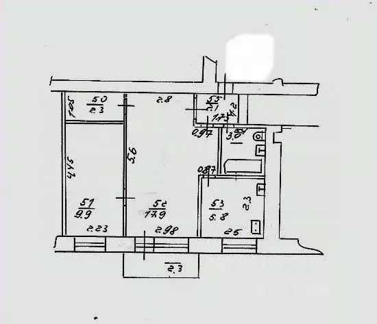 2-к кв. Татарстан, Казань Спартаковская ул., 125 (41.7 м) - Фото 2
