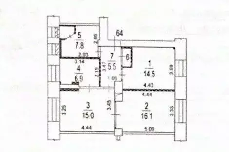 2-к кв. Москва Озерковская наб., 48/50с2 (70.0 м) - Фото 1