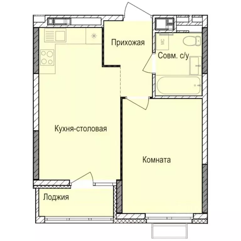 1-к кв. Удмуртия, Ижевск Автопроизводство жилрайон, Норвежский Лес ... - Фото 0