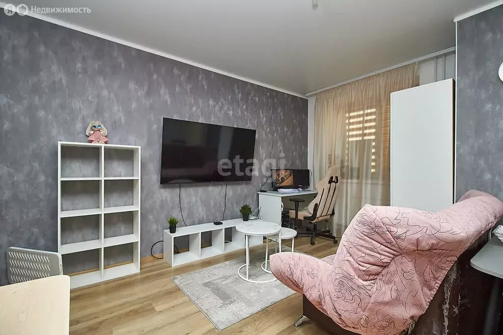 Квартира-студия: Тюмень, Полевая улица, 105к4 (33.5 м) - Фото 1