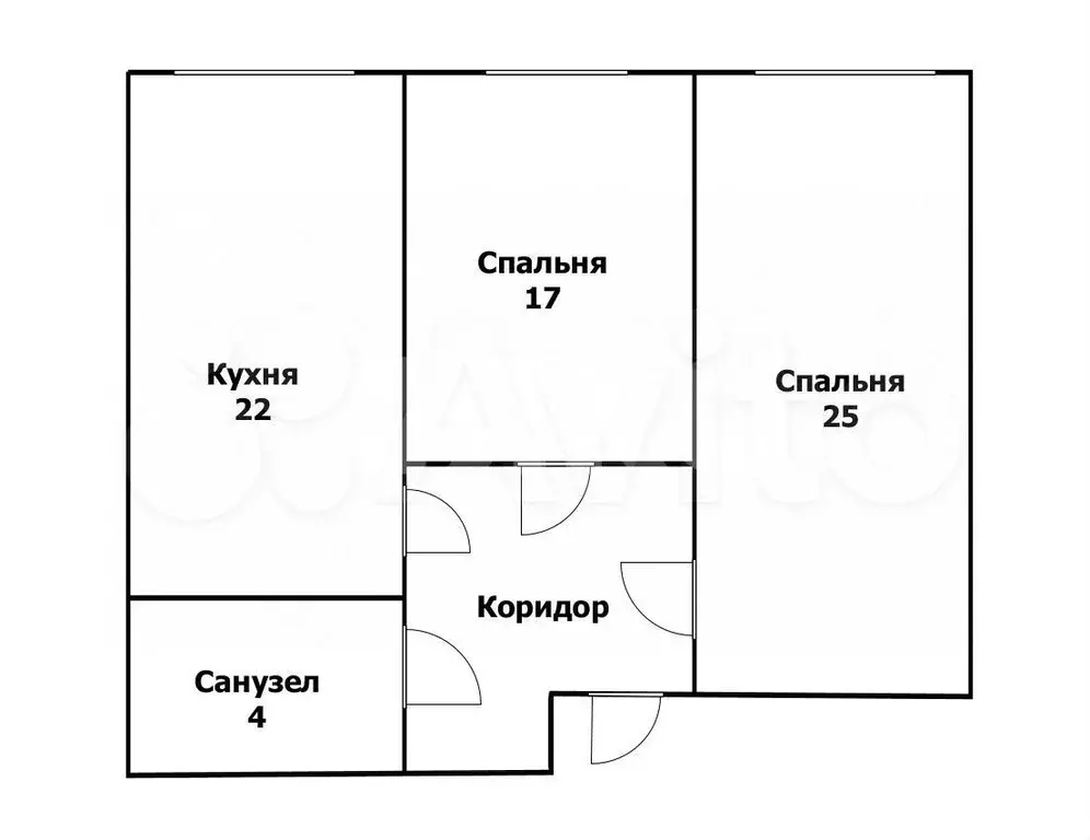 2-к. квартира, 69,9 м, 7/12 эт. - Фото 0