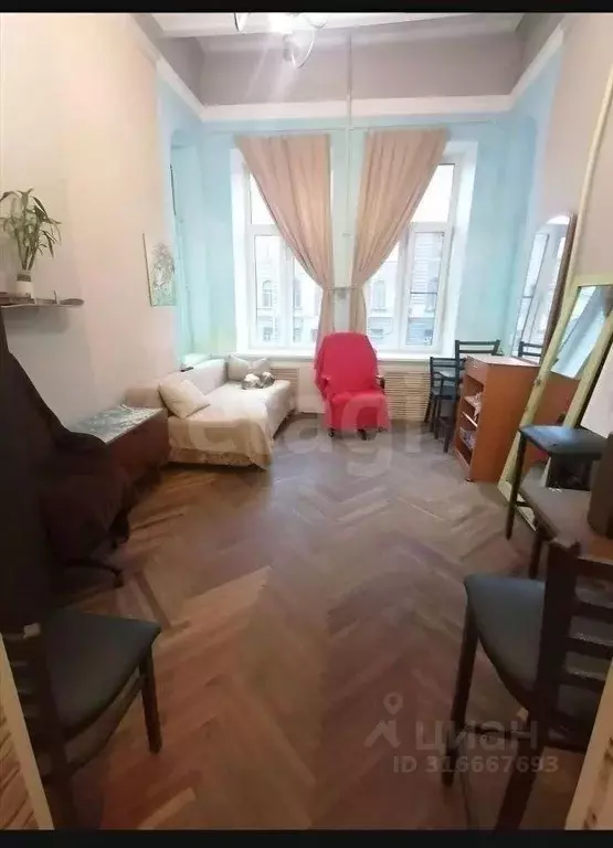Комната Санкт-Петербург ул. Марата, 76 (24.4 м) - Фото 0