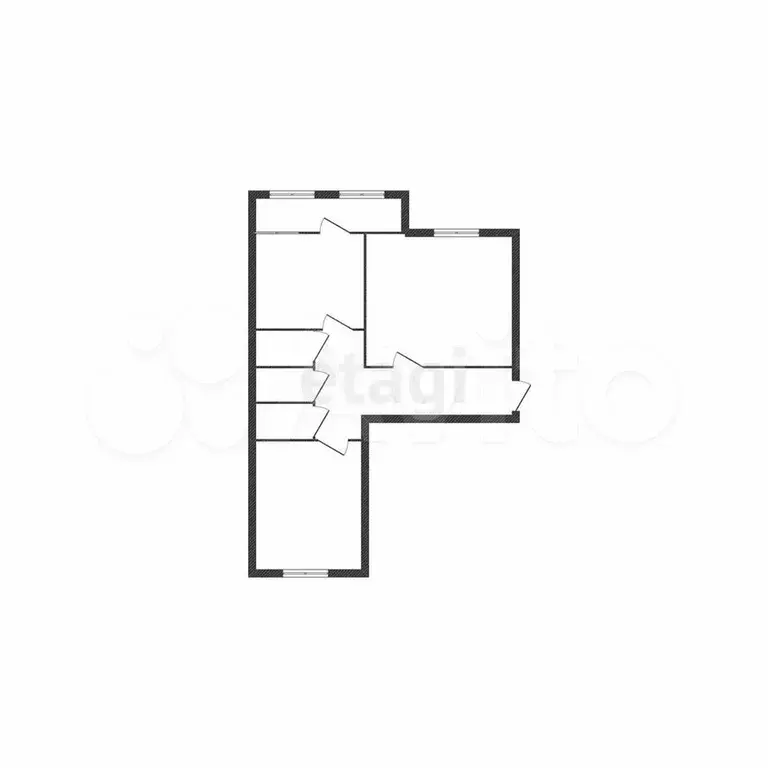 2-к. квартира, 65,7 м, 7/9 эт. - Фото 0