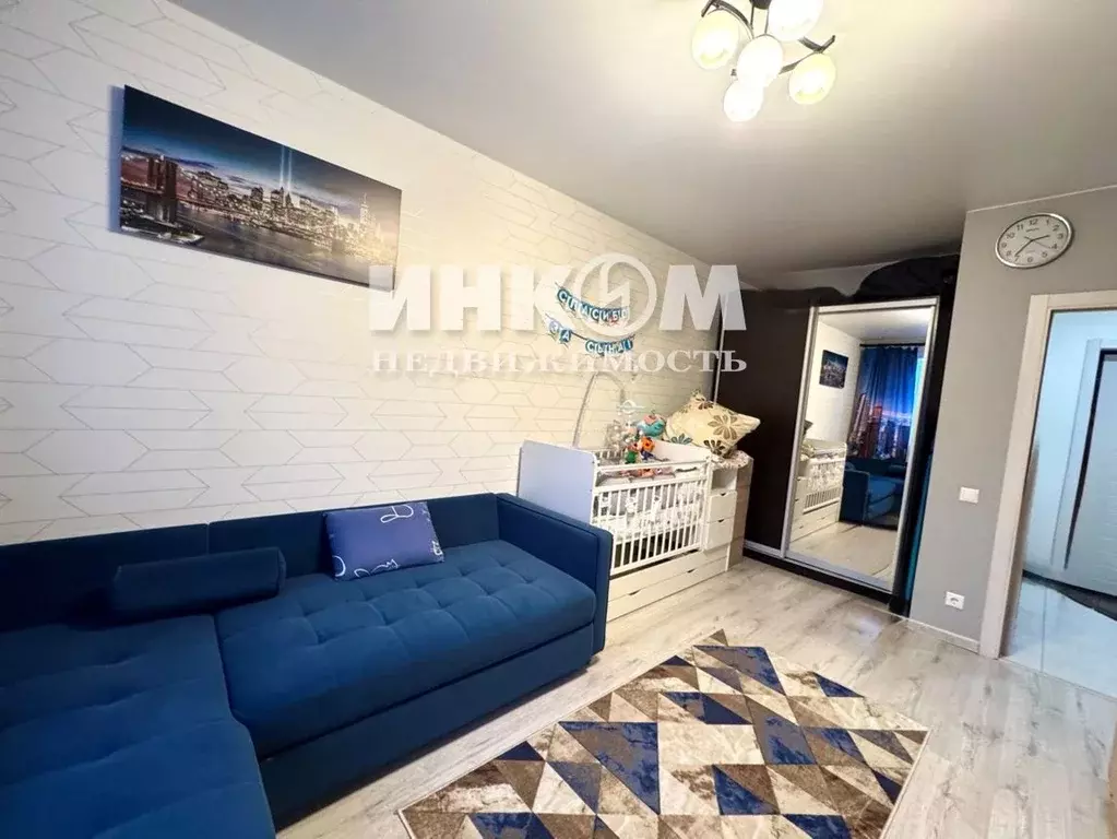 1-к кв. Московская область, Одинцово ул. Сколковская, 3А (33.6 м) - Фото 1