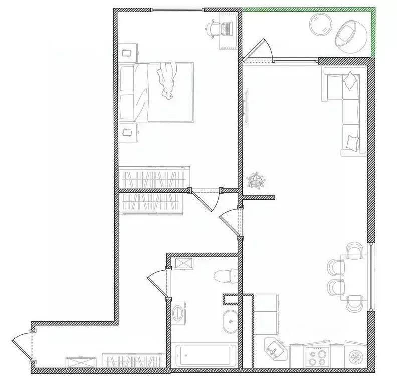 2-к кв. Калужская область, Калуга ул. Комфортная, 19 (58.6 м) - Фото 2