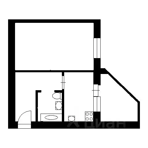 1-к кв. Башкортостан, Уфа ул. Бехтерева, 16 (40.0 м) - Фото 2