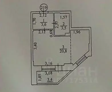 1-к кв. Удмуртия, Ижевск ул. 40 лет Победы, 138 (31.0 м) - Фото 2