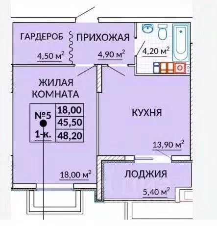 1-к кв. Крым, Судак ул. Инициативных, 80 (48.2 м) - Фото 1