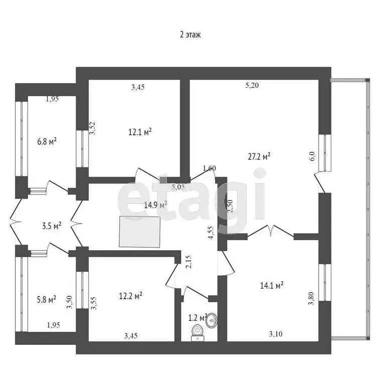 Дом в Угловое, улица Комарова (189.5 м) - Фото 1