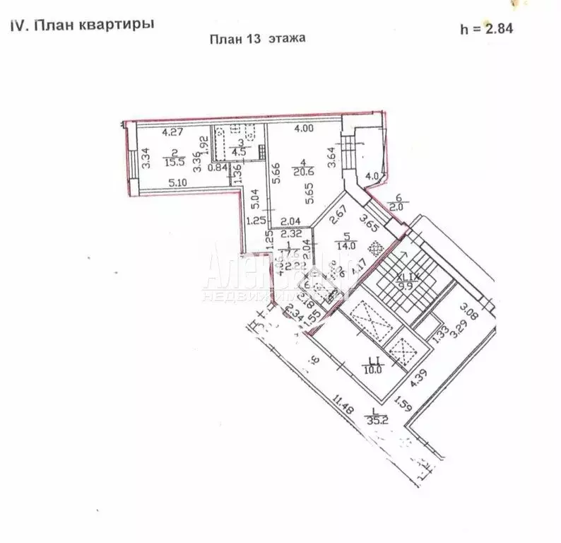 2-комнатная квартира: Санкт-Петербург, Богатырский проспект, 55к1 ... - Фото 2