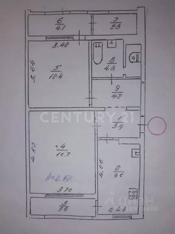 2-к кв. Севастополь ул. Астана Кесаева, 5/11 (62.3 м) - Фото 1