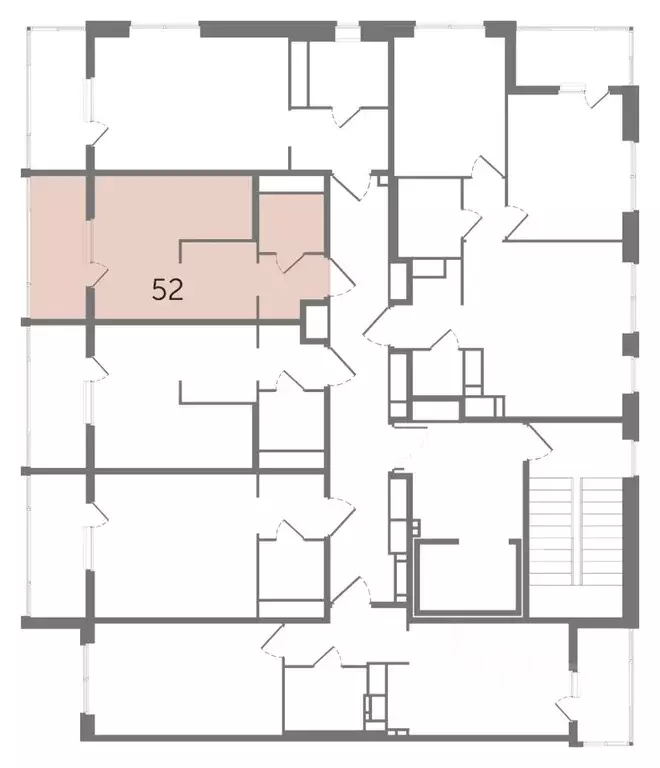 Студия Санкт-Петербург Новгородская ул., 8Б (26.62 м) - Фото 1