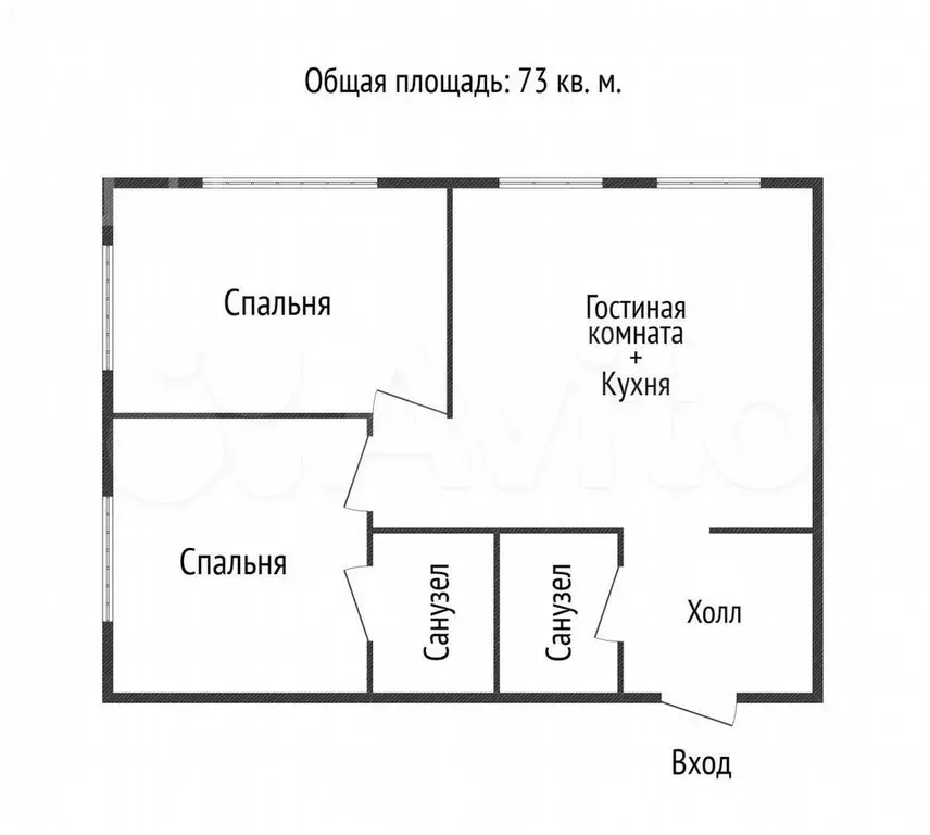 3-к. квартира, 71 м, 5/42 эт. - Фото 1