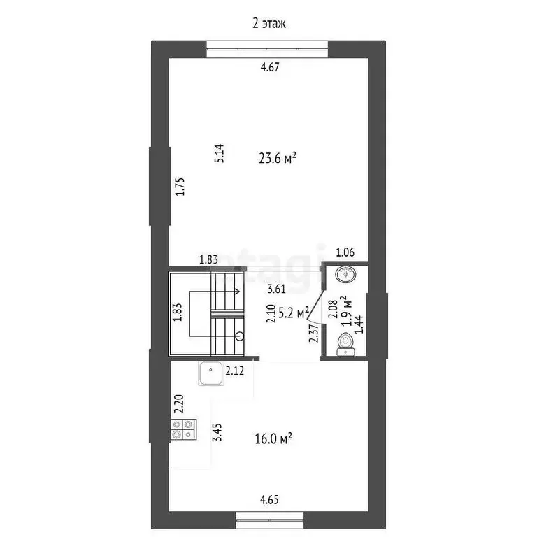 Дом в Калининград, Орудийная улица (137.6 м) - Фото 2