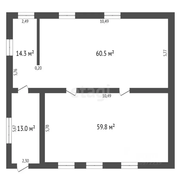 Дом в Башкортостан, Стерлитамакский район, с. Наумовка Полевая ул. ... - Фото 2