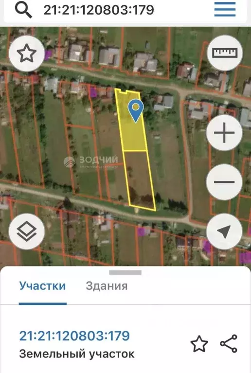 Участок в Чувашия, Чебоксарский муниципальный округ, д. Малые Карачуры ... - Фото 1