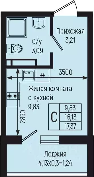 Студия Краснодарский край, Туапсинский муниципальный округ, с. Небуг  ... - Фото 0