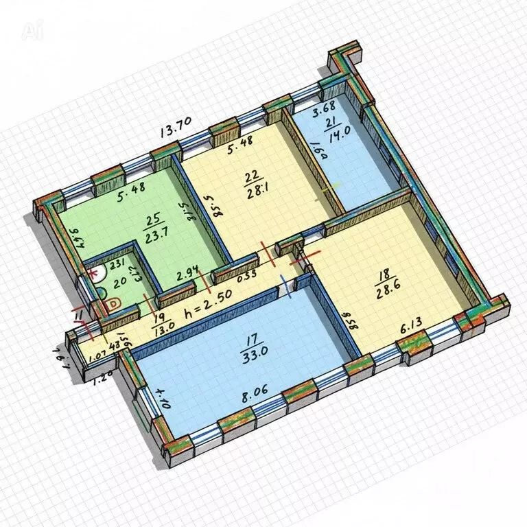 Помещение свободного назначения (147 м) - Фото 1