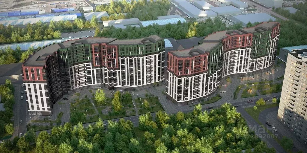 1-к кв. Воронежская область, Воронеж ул. Туполева, 5Н (40.49 м) - Фото 0