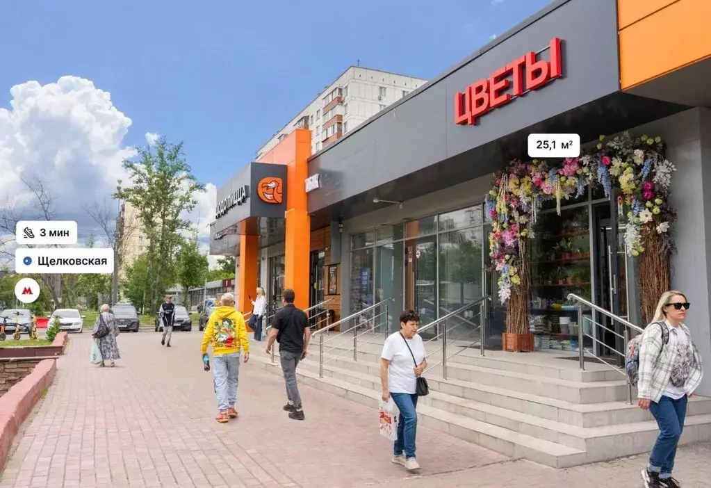 Торговая площадь в Москва Уральская ул., 5А (25 м) - Фото 2