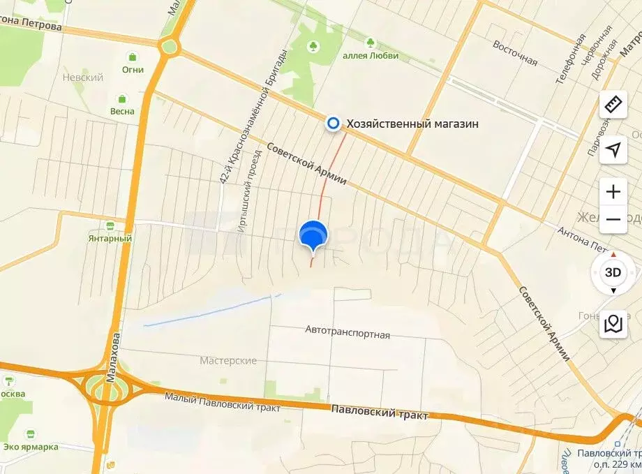 Участок в Алтайский край, Барнаул Трамвайный проезд (5.51 сот.) - Фото 2