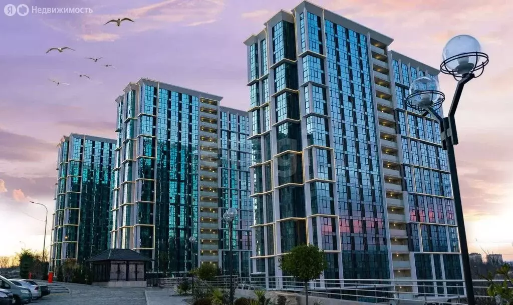 Квартира-студия: Сочи, микрорайон Бытха, Ясногорская улица, 16/6к4 ... - Фото 1