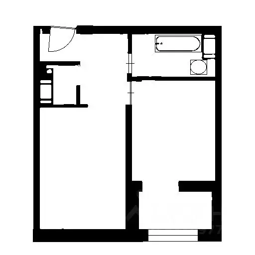 1-к кв. Санкт-Петербург Петровский просп., 24к2 (40.0 м) - Фото 2