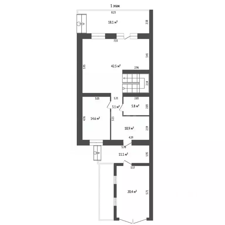 Дом в Башкортостан, Стерлитамак Магистральная ул. (196 м) - Фото 2