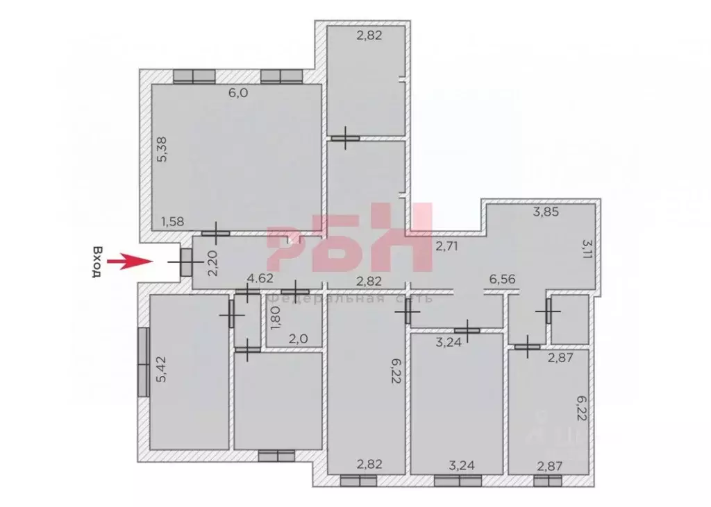 Офис в Тюменская область, Тюмень ул. Ю.-Р.Г. Эрвье, 14к1 (175 м) - Фото 2