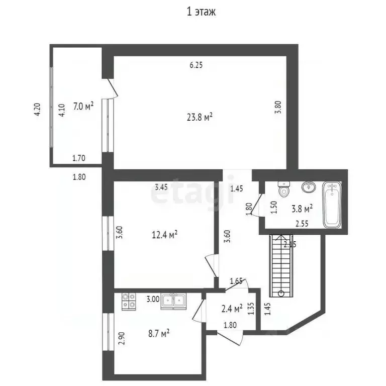 3-к кв. Саратовская область, Балашов ул. Титова, 29 (104.0 м) - Фото 1