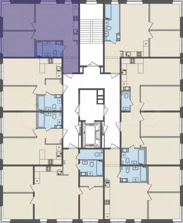 2-к. квартира, 52 м, 5/9 эт. - Фото 1